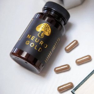 neuro gold mushroom microdose capsule