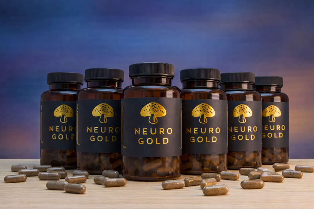neuro gold mushroom capsules